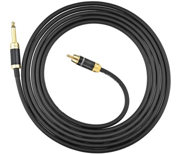 Кабельный кабель 2x 6,3 Jack mono - 2x RCA Klotz 10м