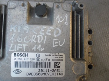 фото thumb №7, Компьютер блок управления 0281017216 kia ceed fl 1,6 crdi