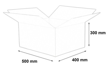 КАРТОННАЯ КОРОБКА 500х400х300 400гб большая коробка 10шт.