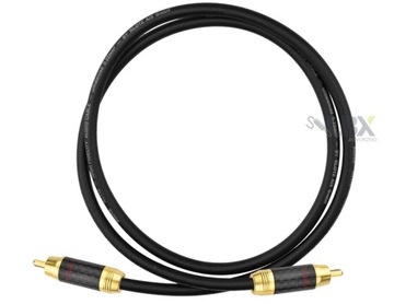 Kabel audio 2* RCA - 2RCA cinch przewód Klotz 8m