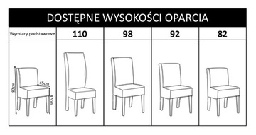 Стул Людвик, стеганый, вал с пайетками, высота 110 см.