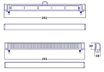 Воздухозаборник Slimline 2000 СВЕТЛО-КОРИЧНЕВЫЙ/БЕЛЫЙ