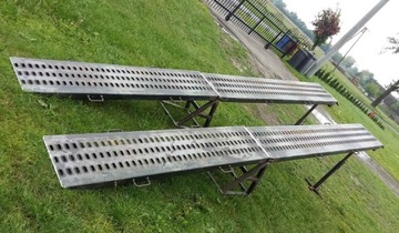 Najazdy łączone ALUMINIOWE 4500x370x110mm 3,5t. PL