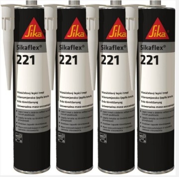 SIKA SIKAFLEX 221 ЧЕРНЫЙ силиконовый герметик