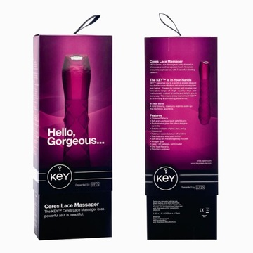 KEY VIBRATOR Ceres Lace Massager роскошный силикон