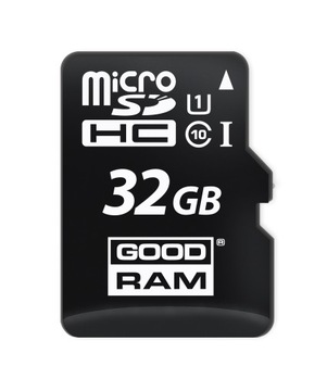 КАРТА GOODRAM MICRO SD 32 ГБ MICRO 10 UHS + АДАПТЕР