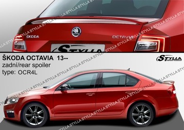 Спойлер спойлер на Skoda Octavia MK3 2012-- 3 вида