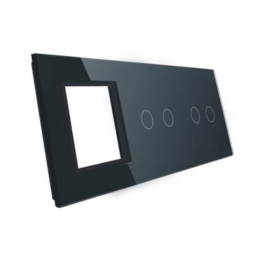 LIVOLO PANEL 3 МОДУЛЯ 2+2+G ДЛЯ ВЫКЛЮЧАТЕЛЕЙ И РОЗЕТОК