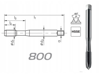 КОНУС UNF №10-32 DIN-371B 2b HSSE 800 FANAR