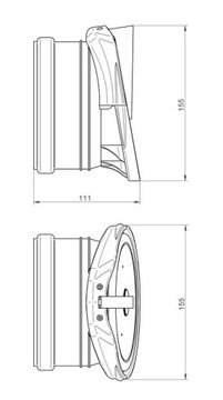 Клапан концевой заслонки фи 110 KARMAT ZBK 110 BURZOWA