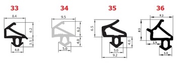 Уплотнители для окон Window S-1126 A