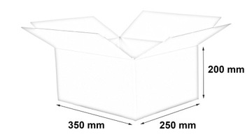 350x250x200 КОРОБКА КОРОБКА С ОТКРЫТКАМИ 100 шт.