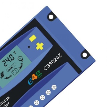 КОНТРОЛЛЕР СОЛНЕЧНОЙ ЗАРЯДКИ LCD 30A 12V/24V PWM KL