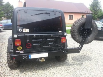 фото thumb №9, Бампер зад задній jeep wrangler tj кріплення колеса