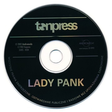 Lady Pank 1 — 24-БИТНЫЙ РЕМАСТЕРИНГ + БОНУС — 1 компакт-диск —