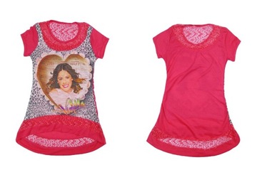Розовая малиновая туника Violetta LACE Short 116