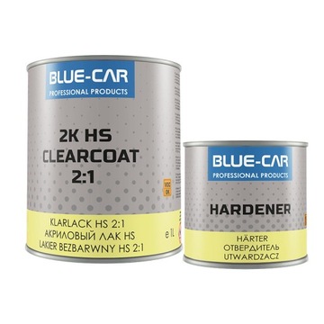 BLUE-Car CLEAR PAINT HS 2:1 + НАБОР ОТВЕРДИТЕЛЯ 1.5Л