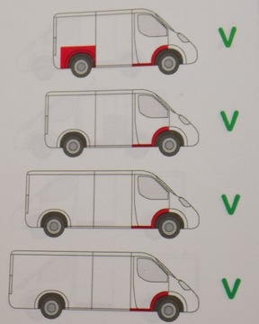 Ремонт порогов передних дверей Ford Transit 2000-2013 гг.