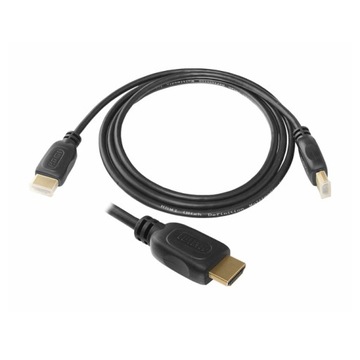 KABEL HDMI 3m HDMI-HDMI czarny pozłacany