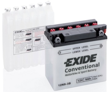 Мотоциклетный аккумулятор Exide 12N9-3B