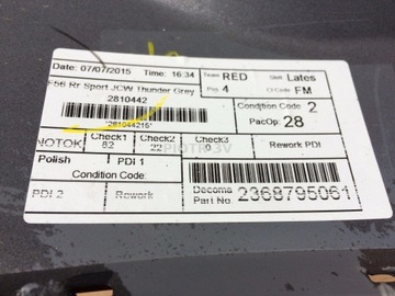 фото thumb №9, Бампер задний mini cooper s f56 f57 jcw works, задняя