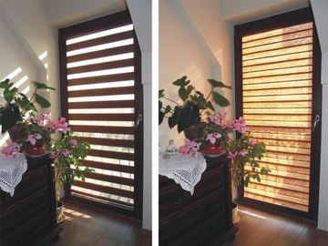 Rolety Dzień i Noc w kasecie Antracyt 88x230 DN
