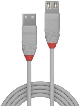 УДЛИНИТЕЛЬ USB 2.0 ТИПА A LINDY 36712 1M