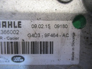 фото thumb №3, Радіатор egr jaguar xe 2,0d g4d3-9f464-ac