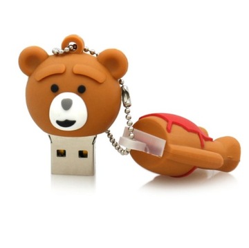 НАКОПИТЕЛЬ 32 ГБ 3.0 USB КОРИЧНЕВЫЙ МЕДВЕДЬ TED BEAR