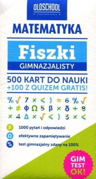 Matematyka. Fiszki gimnazjalisty