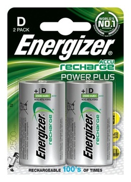 Никель-металлогидридные (NiMH) аккумуляторы Energizer D (R20) 2500 мАч 2