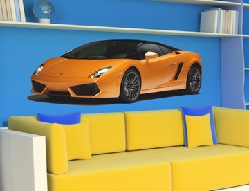 NAKLEJKI na ścianę LAMBORGHINI Cars 150x66 cm