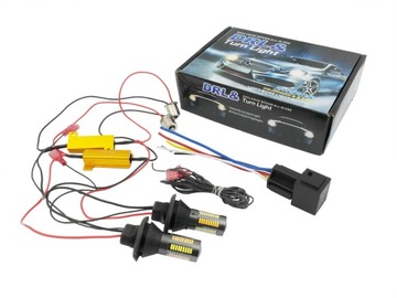 2в1 ДНЕВНЫЕ ДХО + ПОВОРОТЫ 66 SMD 4014 P21W