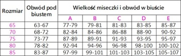 Biustonosz ESOTIQ RAFF bardotka 65D