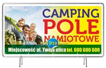 Gotowe Projekty REKLAMA- Camping Baner