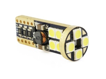 W5W LED 12 SMD 3030 T10 CANBUS PREMIUM 620 лм FV