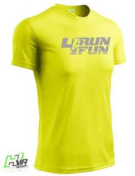 RUN 4 FUN ODBLASKOWA KOSZULKA TERMICZNA HVR WEAR