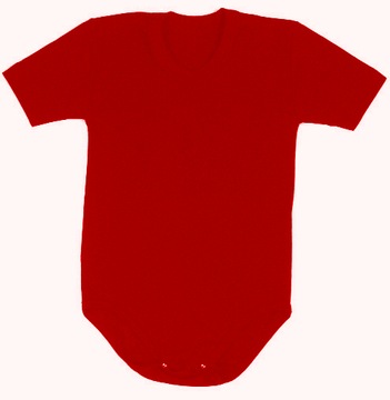 6003_BODY GIMNASTYCZNE rękaw kr rozm 98 red