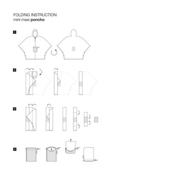 R25 Reisenthel накидка-пончо мини-макси