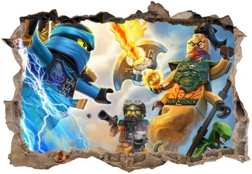 3D наклейки LEGO NINJAGO для детей 70x50