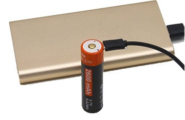 Ячейка 18650 с USB 2600 мАч 3,7 3,7 новый 9,62 Втч CE microUSB новый