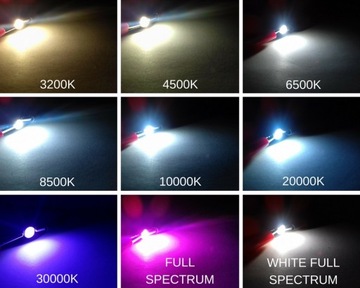 Dioda POWER LED 1W EPISTAR 6500K - 10 sztuk