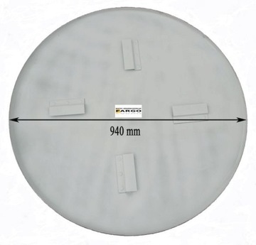 Диск для шпателя 90см, листовой металл 3мм.