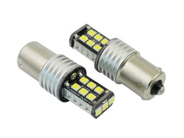 Лампа Py21W 15 светодиодов 2835 SMD Bau15s R5W ДНЕВНОЙ СВЕТ