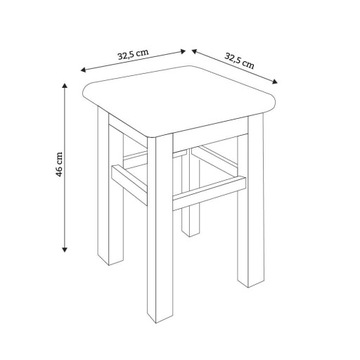 Taboret Drewniany Tapicerowany Wybierz swój WT8