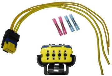 Renault grand scenic 2 разъём насоса топлива 4 контакты фото №1