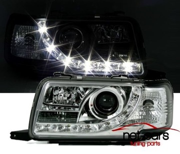 Лампы фары audi b4 80 91-99 dayline led c фото №1