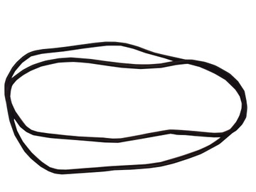 Прокладка двері l/p зад 7p0867367b vw touareg 7p фото №1