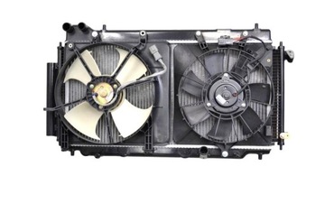 Новый комплект радиаторов вентилятор honda jazz 03-mt фото №1