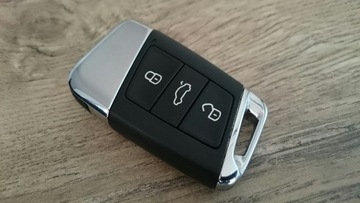 Ключ pilot key vw passat b8 хром фото №1